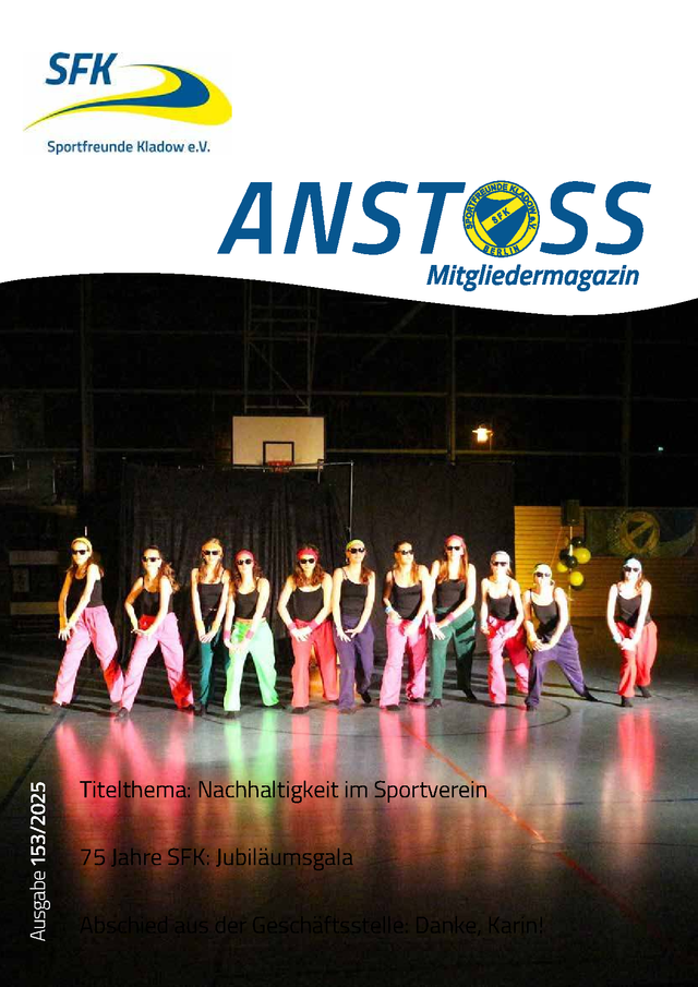 Titelseite ANSTOSS 153
