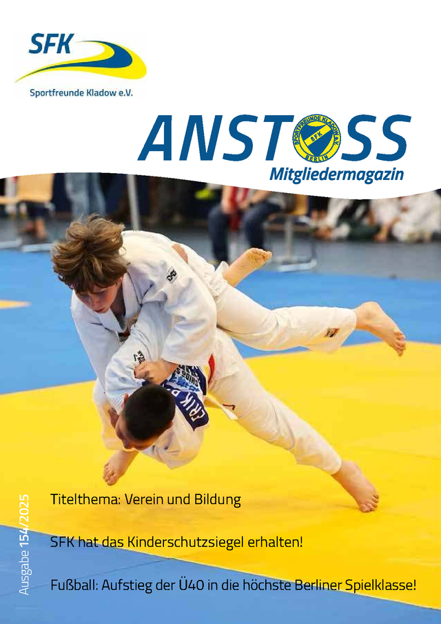 Titelseite ANSTOSS 154