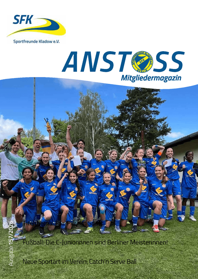 Titelseite ANSTOSS 157