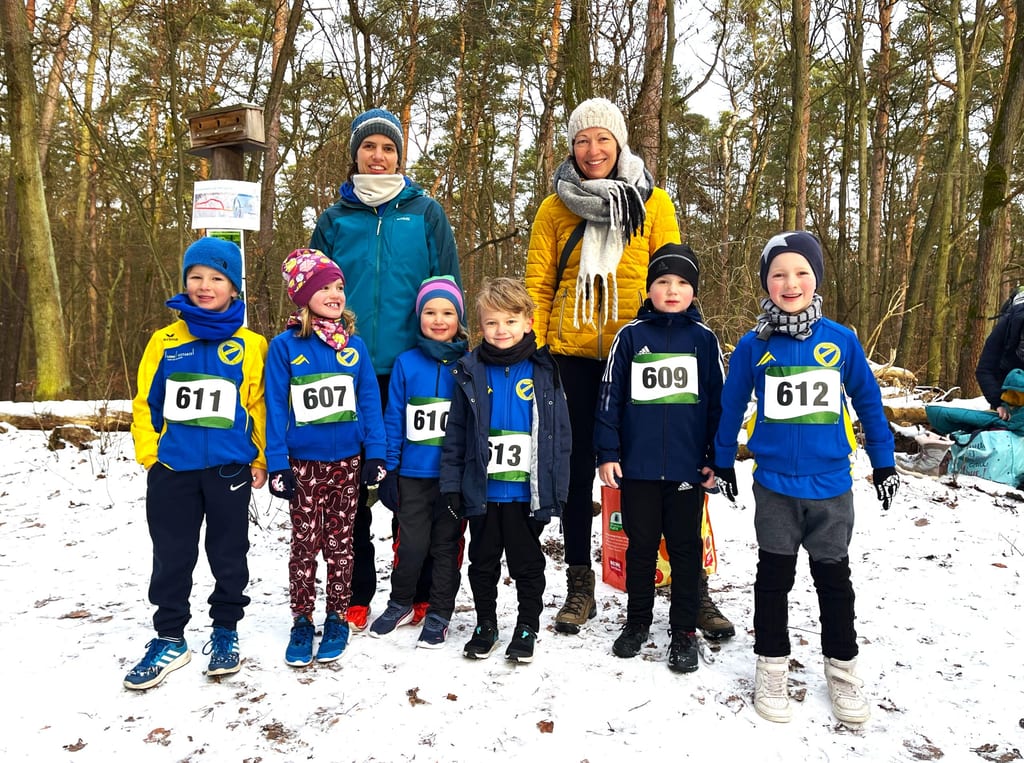 Die U8 beim Winterwaldlauf