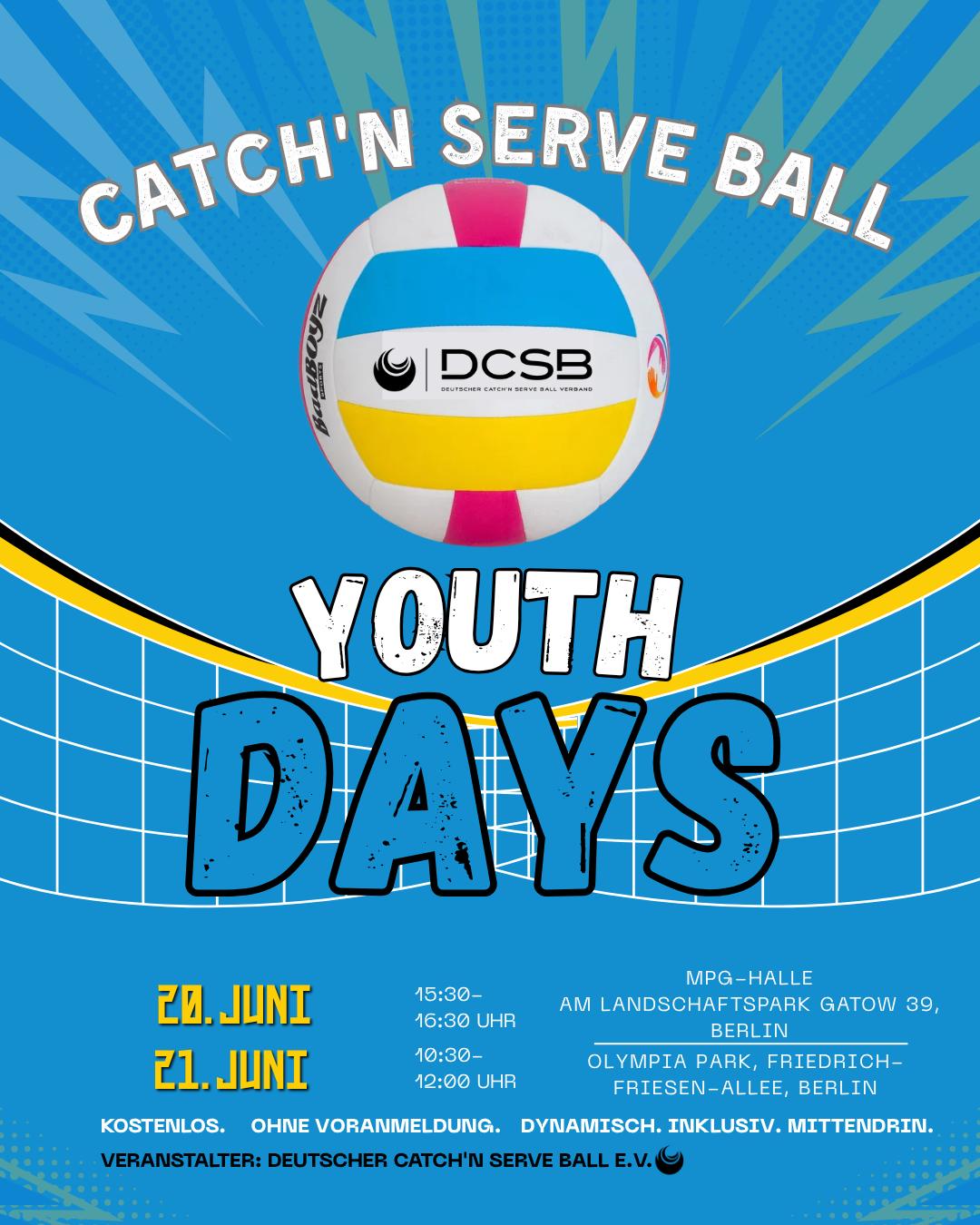 Catch’n Serve Ball: Probetraining für Kinder