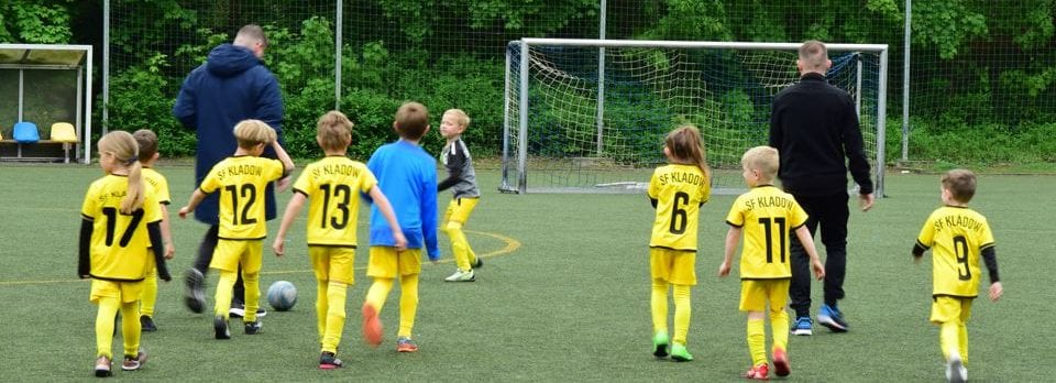 G-Jugend in Vorbereitung auf Pfingstturniere